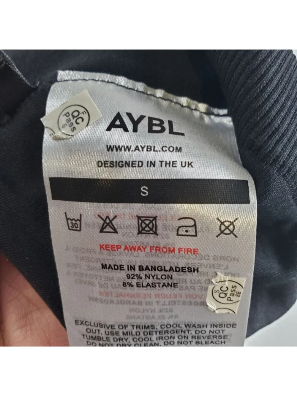 Aybl Enhance Seamless Halterneck Top Women Size Small NWT Black Work Out Gym